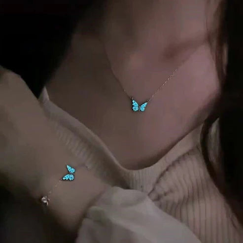 Butterfly Sterling Silver Necklace