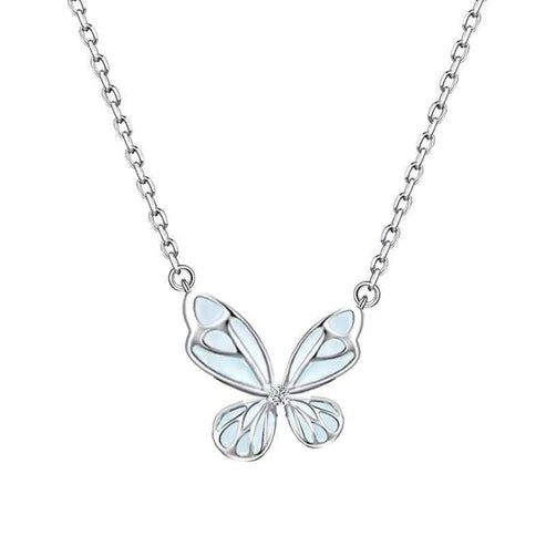 Butterfly Sterling Silver Necklace